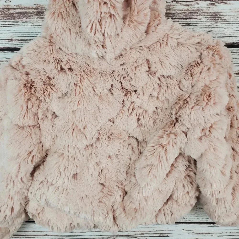 Donna Salyers Fabulous Furs XXS 2-3 Faux Fur Coat